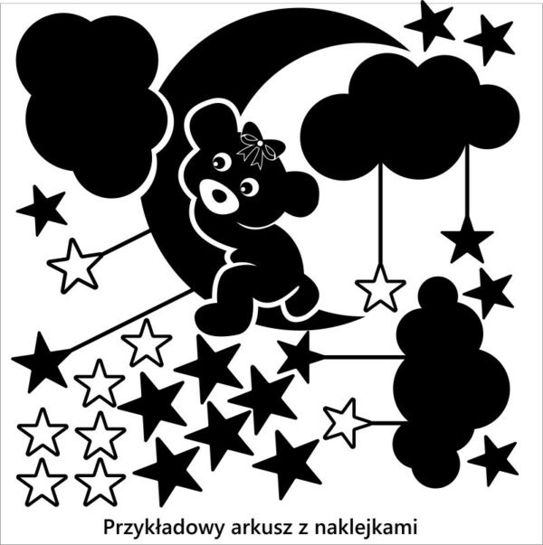 D024 - Miś w chmurach - obrazek 3