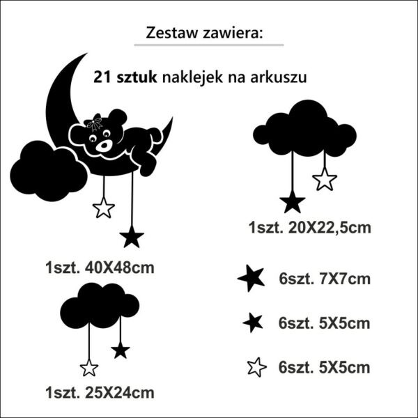 D024 - Miś w chmurach - obrazek 4